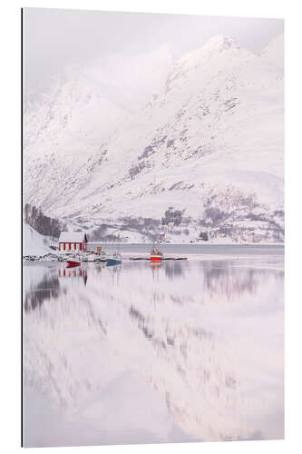 Gallery Print Kaldfjord-Spiegelungen