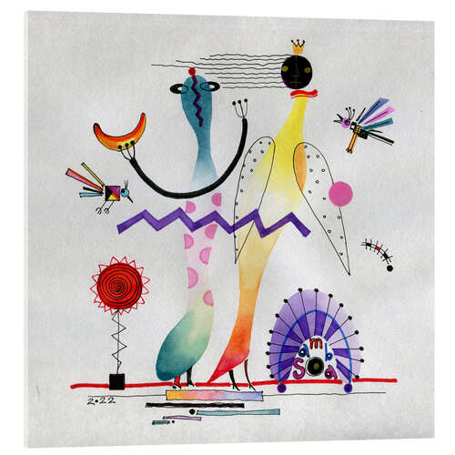 Tableau en verre acrylique Luxury of Communication