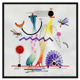 Gerahmter Kunstdruck Luxus der Kommunikation