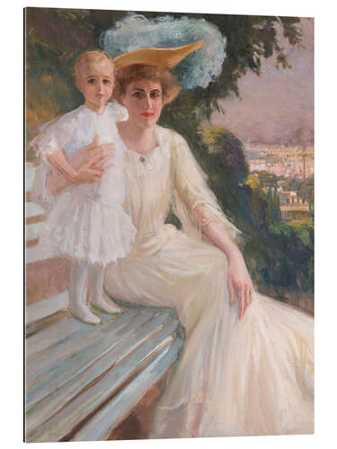 Galleritryck Aino Ackté and her daughter Glory