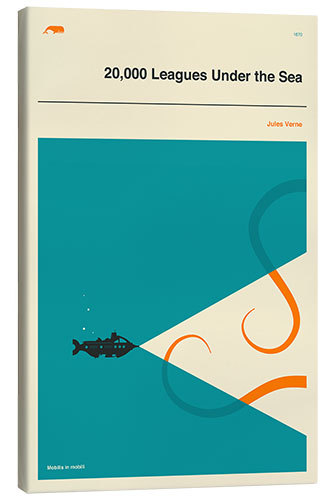 Canvas-taulu 20.000 Leagues Under the Sea