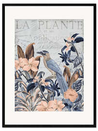 Ingelijste kunstdruk The plants of the tropics