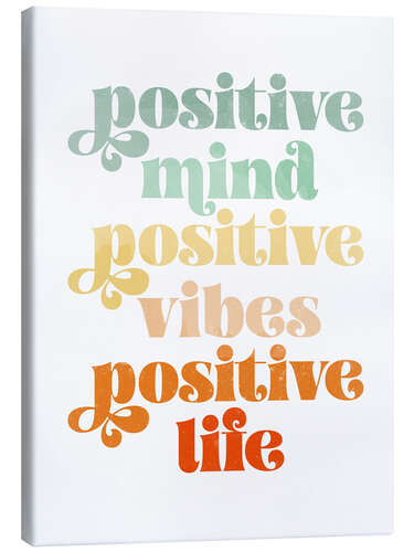 Stampa su tela Positive Mind