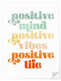 Sticker mural Positive Mind