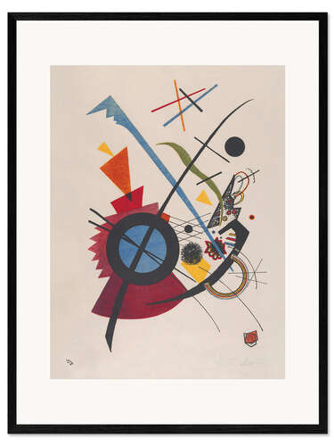 Gerahmter Kunstdruck Violett (1923)