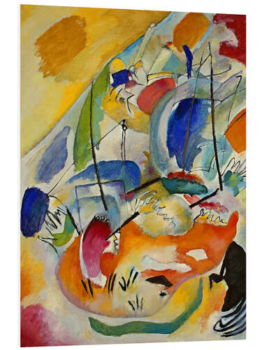 Tableau en PVC Improvisation 31 (Bataille sur la mer), 1913