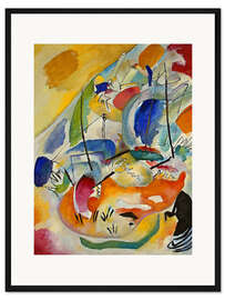 Gerahmter Kunstdruck Improvisation 31, Seeschlacht, 1913