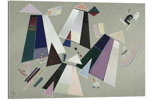 Gallery print Untitled, composition with grey background (1941)