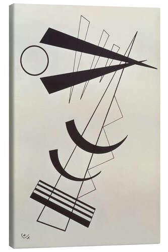 Canvas print Emphasised weights in black & white (1925)