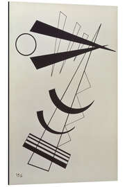 Magnettafel Betonte Gewichte in Schwarz/Weiß (1925)