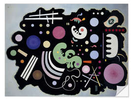 Wall sticker Black composition on dark background (1935)