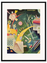 Gerahmter Kunstdruck Hornform (1924)