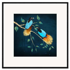 Kunsttryk i ramme Bird of Paradise I