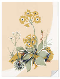 Wall sticker Alpine flowers