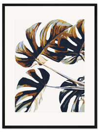 Gerahmter Kunstdruck Monstera