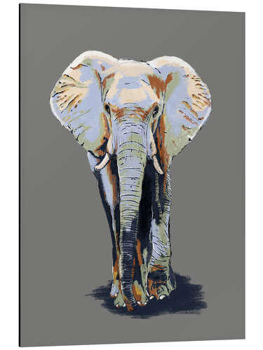 Tableau en aluminium Elephant