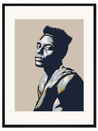 Gerahmter Kunstdruck Der Mann