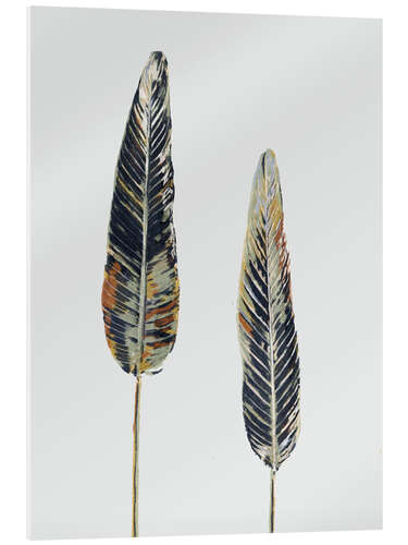 Acrylic print Leaf trees