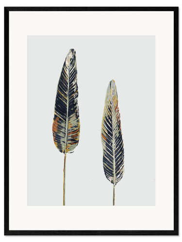Gerahmter Kunstdruck Laubbäume