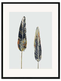 Innrammet kunsttrykk Leaf trees