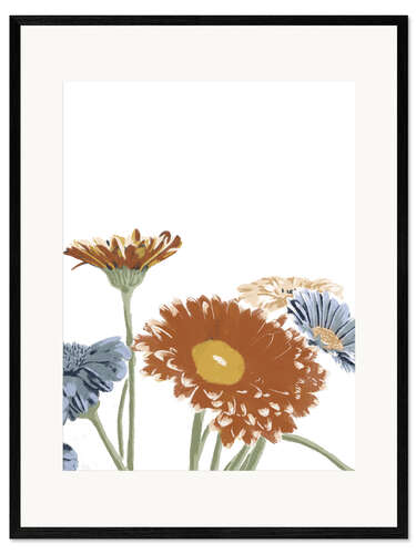 Impresión de arte enmarcada Daisies