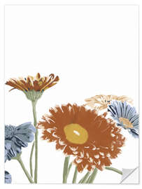 Muursticker Daisies