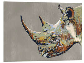 Acrylic print Rhinoceros