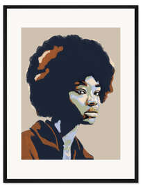 Gerahmter Kunstdruck Emotionales Porträt