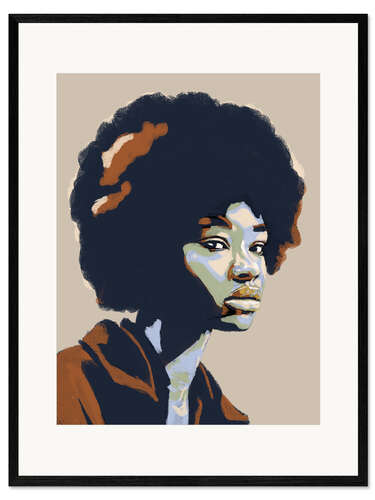 Framed art print Emotional portrait