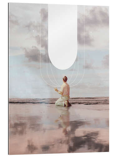 Stampa su plexi-alluminio Just when You Thought You were Alone