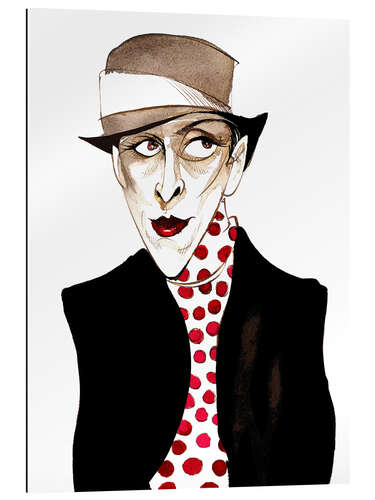 Gallery print Caricature of Djuna Barnes, Writer and Illustrator