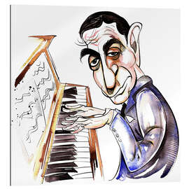 Quadro em plexi-alumínio Caricature of Irving Berlin, composer