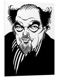 Bilde på skumplate Caricature of Sir Peter Hall, Theatre and Film Director