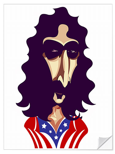 Wall sticker Frank Zappa