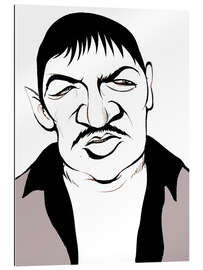 Gallery print Caricature of Rainer Werner Fassbinder, German Film-Maker