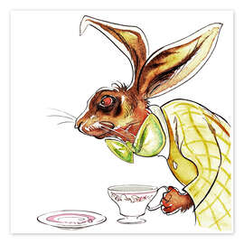 Tableau  The March Hare, Lewis Carroll, Alice&#039;s Adventures in Wonderland - Neale Osborne