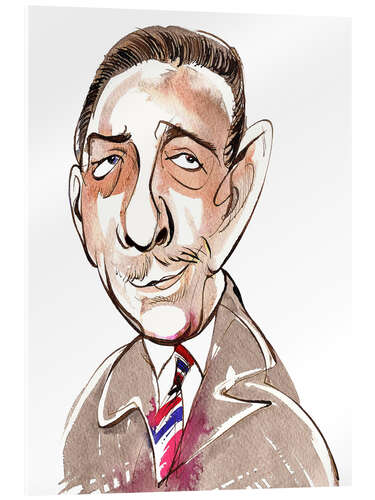 Acrylglas print Francis Poulenc