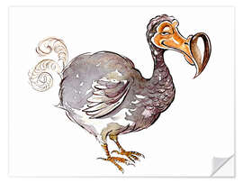 Muursticker The Dodo, Lewis Carroll, "Alice's Adventures in Wonderland"