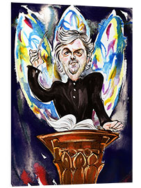 Foam board print Caricature of James MacMillan, Composer and Conductor