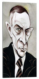 Galleritryck Caricature of Sergei Rachmaninov, Composer