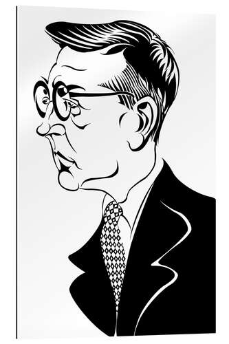 Galleriprint Caricature of Dmitri Shostakovich, composer