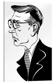 Gallery print Caricature of Dmitri Shostakovich, composer