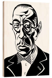 Puutaulu Caricature of Igor Stravinsky, composer