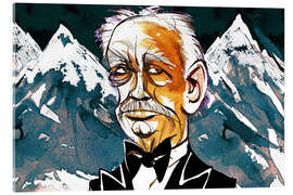 Quadro em acrílico Caricature of Richard Strauss II