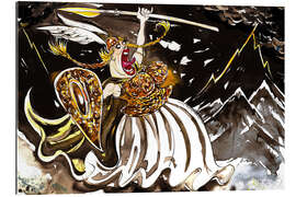 Gallery print Caricature of Valkyrie from &quot;Der Ring des Nibelungen&quot;