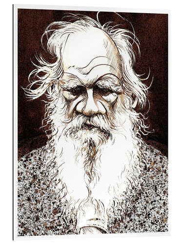 Galleritryk Karikatur af Lev N. Tolstoj