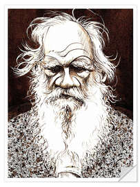 Wall sticker Caricature of Leo N. Tolstoy