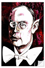 Wall sticker Caricature by Sergei Prokofiev, composer