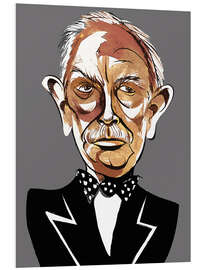 Foam board print Caricature of Richard Strauss I