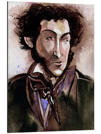 Cuadro de aluminio Caricature of Alexander Pushkin, Poet and Writer